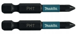 Makita B-63725 – bity udarowe PH2 50 mm IMPACT BLACK 2 szt. | Profesjonalne końcówki do zakrętarki