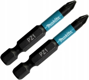 Makita B-63747 – bity udarowe PZ1 50 mm IMPACT BLACK 2 szt. | Profesjonalne końcówki Pozidriv