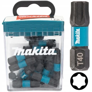 Makita E-12669 – bity udarowe Torx T40 25 mm IMPACT BLACK 25 szt. | Profesjonalne końcówki do zakrętarki