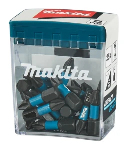 Makita E-12360 – bity udarowe PH2 25 mm IMPACT BLACK 25 szt. | Profesjonalne końcówki do zakrętarki