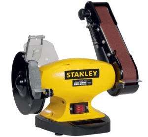 Stanley SXGBL150E Szlifierka stołowa 2w1 330W – tarcza 150 mm + taśma 50 x 690 mm