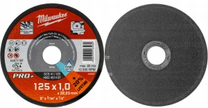 Milwaukee 4932451487 Tarcza do cięcia metalu PRO+ 125 x 1,0 x 22,2 mm