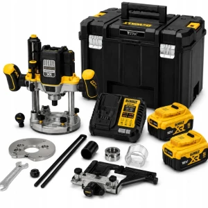 DeWalt DCW620P2 Frezarka górnowrzecionowa 18V XR 70 mm 8/12 mm z odsysaniem 2x5Ah