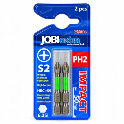 JOBIextra-X0104-Bity-udarowa-IMPACT-przemyslowe-PH2-50MM-HRC59-2-elementy-Marka-JOBIextra.jpg