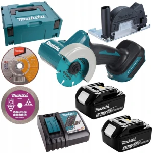 Makita DMC300RTJ Szlifierka kompaktowa / przecinarka 18V LXT 76 mm 2x5,0Ah + MAKPAC