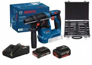 Bosch Professional GBH 18V-18 Młot udarowo-obrotowy SDS Plus 18V 0611927004 + Zestaw wierteł i dłut 11szt. 2608578765