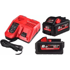 Milwaukee Zestaw Zasilający Hight Output M18 HNRG-802 2x 8Ah 4933471073