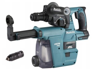 Makita DHR243Z + DX07 Młotowiertarka SDS-Plus  z Odsysaczem 18V LXT