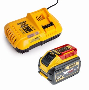 Dewalt ZESTAW ZASILAJĄCY DCB118X1 Ładowarka + 1x Akumulator DCB547 9Ah 18V-54V XR FlexVolt