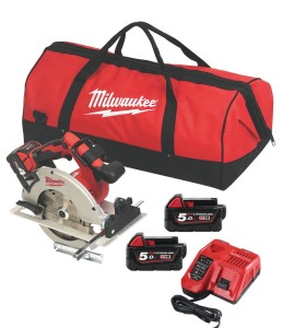 Milwaukee M18 BLCS66-502X Pilarka tarczowa 190mm 4933464590 Zestaw 2x5Ah