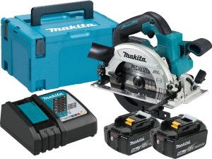 Makita DHS660RTJ 2X5Ah Pilarka tarczowa 165mm BLDC Makpac