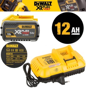 Zestaw Zasilający DEWALT DCB118Y1 Ładowarka + 1x Akumulator DCB548 12ah 18-54V XR FlexVolt
