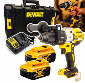 DeWALT DCD996P2 Wiertarko-wkrętarka udarowa akumulatorowa 18V XT 95nm 3-biegi Zestaw 2x5Ah DS150
